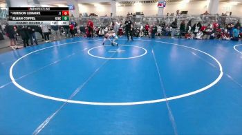 50 lbs Champ. Round 2 - Elijah Coffel, NB Elite Wrestling Club vs Hudson Lemaire, Jflo Trained