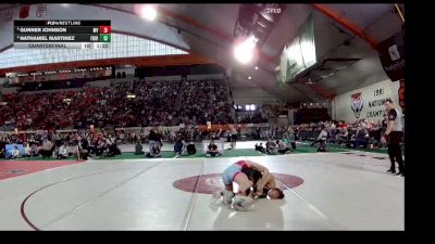 4A 165 lbs Quarterfinal - Nathaniel Martinez, Fruitland vs Gunner Johnson, Marsh Valley