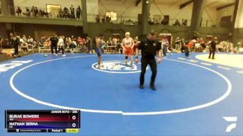 285 lbs Cons. Round 2 - Burak Bowers, WA vs Nathan Serna, CA