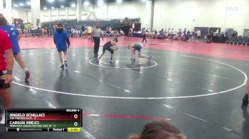 106 lbs Round 4 (6 Team) - Angelo Schillaci, The Firemen Blue vs Carson Krejci, Nebraska Green Machine (Dev B)