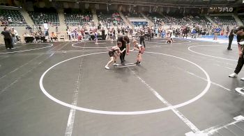 61 lbs Semifinal - Keegan Myers, Cushing vs Jaxon Ashley, HURRICANE WRESTLING ACADEMY