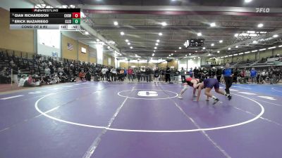 190 lbs Consi Of 8 #2 - Gian Richardson, Cranston West vs Erick Mazariego, Classical