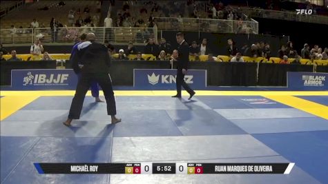 Ruan Marques De Oliveira vs Michaël Roy 2025 Pan Jiu Jitsu IBJJF Championship