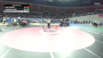 6A/5A Girls 155 Champ. Round 1 - Juno Trudell, North Eugene Girls vs Gabriella Dyer, Dallas Girls