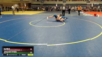 135 lbs Semis (4 Team) - Spencer Myers, K-M vs AJ Sele, STMA (St. Michael/Albertville)