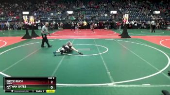 90 lbs Champ. Round 2 - Nathan Gates, JTCA vs Bryce Ruch, WWC3