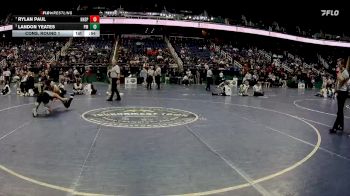 1A 144 lbs Cons. Round 1 - Landon Yeates, Pamlico County High School vs Rylan Paul, Northside High School (Pinetown)