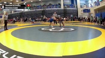 120 lbs Semifinal - Braydon Studer, Columbian vs Keshawn Blackwell, Indian Lake