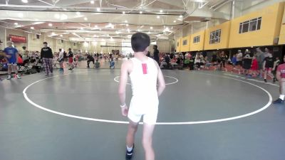 68 lbs Quarterfinal - Korbin Kiessling, Team Dynasty vs Bradley Santangelo, Bad Karma MS