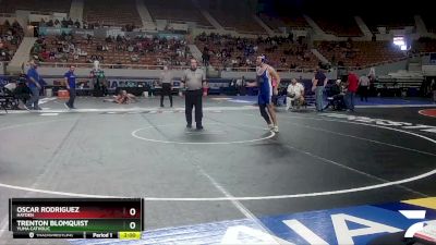 D4-190 lbs Champ. Round 1 - Trenton Blomquist, Yuma Catholic vs Oscar Rodriguez, Hayden