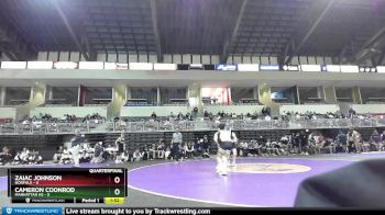 126 lbs Quarters & 1st Wb (16 Team) - Zaiac Johnson, Norfolk vs Cameron Coonrod, Manhattan HS