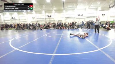 E-139 lbs Round Of 32 - Evan Warren, OH vs Spencer Palmeri, NY