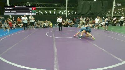 100 lbs Round 2 (6 Team) - Liam Turaj, Steller Trained Bossk vs Bryce Reber, Keystone Krush