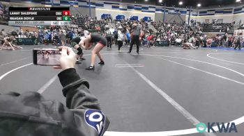 125 lbs Rr Rnd 2 - Lanay Salefske, Choctaw Ironman Youth Wrestling vs Reagan Doyle, Cowboy Wrestling Club