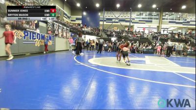 62 lbs Rr Rnd 1 - Summer Jones, Cowboy Wrestling Club vs Bryton Mason, Cowboy Wrestling Club