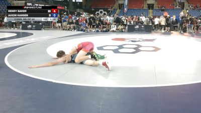 126 lbs Cons. Rd Of 64 - Henry Baker, Missouri vs Jaxon Hansen, Idaho