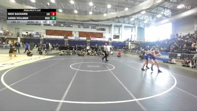 108 lbs Round 3 (3 Team) - Nick Sackaris, Long Beach Sr vs Aiden Vollmer, Webster Schroeder High Sch