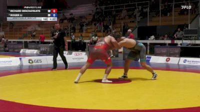 125kg 3rd Place Match - Richard DesChatelets, Brock WC vs Roger Li, Brock WC