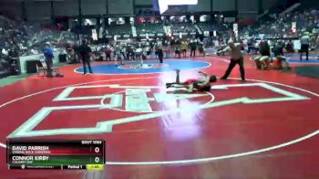 1 lbs Quarterfinal - Connor Kirby, Calvary Day vs David Parrish, Strong Rock Christian