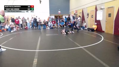 49 lbs 5th Place Match - Kolt Van Orden, Shootbox Rigby vs Rustyn Ellsworth, Sublime Wrestling Academy