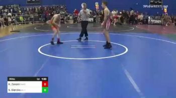 95 lbs Quarterfinal - Koletyn Zanoni, Dawc vs Steele Diercks, Bettendorf/ Agoge