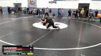 110 lbs Cons. Round 2 - Caleb Demmert, Juneau Youth Wrestling Club Inc. vs Maddox Scott, Juneau Youth Wrestling Club Inc.