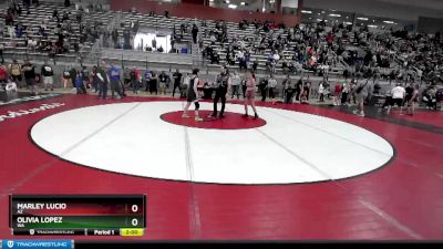 110 lbs Cons. Round 3 - Marley Lucio, AZ vs Olivia Lopez, WA