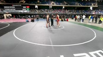 5A 285 lbs 3rd Place Match - Ryder Hatton, Lubbock Cooper vs Keegan McNeil, Winnsboro