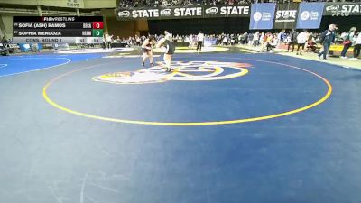 Girls 3A 190 lbs Cons. Round 1 - Sofia (ASH) Ramos, Decatur (Girls) vs Sophia Mendoza, Hermiston (Girls)