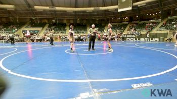 105 lbs Consolation - Ayden Wagner, Choctaw Ironman Youth Wrestling vs Zyus Willis, The Hall Wrestling Club