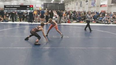 117 lbs Champ. Rd Of 32 - Bryce Schmidt, Team Nazar Training Center vs Braxten Sombke, Sniper Wrestling Academy