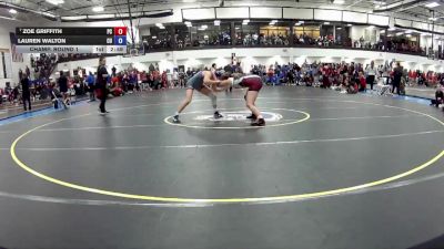 138A Champ. Round 1 - Zoe Griffith, Presbyterian College vs Lauren Walton, Campbellsville University