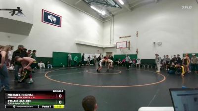 144 lbs Round 6 - Michael Bernal, Worland High School vs Ethan Haslem, Rocky Mountain