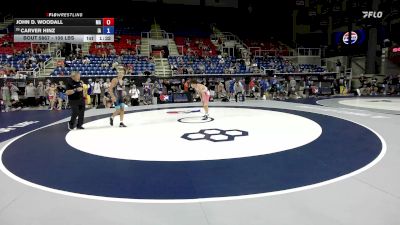 106 lbs Champ. Rd Of 64 - John D. Woodall, MA vs Carver Hinz, IA