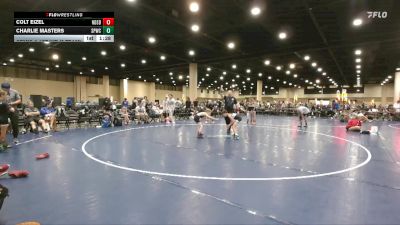 75 lbs Semis & 1st Wb (8 Team) - Charlie Masters, Spartan WC vs Colt Eizel, North DeSoto Blue WA
