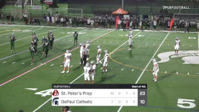 Replay: St Peter's Prep vs DePaul Catholic | Sep 9 @ 8 PM