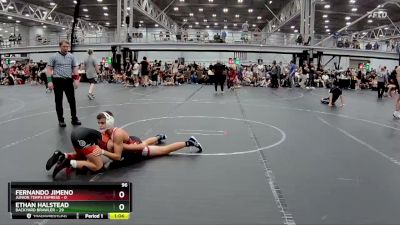 96 lbs Round 4 (8 Team) - Fernando Jimeno, Junior Terps Express vs Ethan Halstead, Backyard Brawler