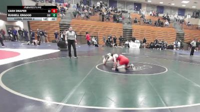 120 lbs Cons. Round 3 - Cash Draper, Great Oak vs Russell Ergood, Casteel