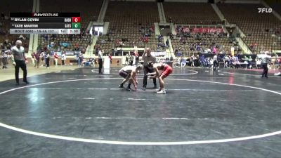 1A-4A 157 Champ. Round 2 - Tate Martin, Satsuma vs Rylan Covin, Oak Grove