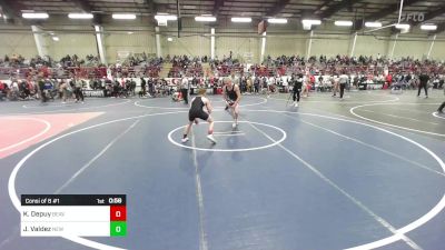 132 lbs Consi Of 8 #1 - Klayton Depuy, Beavers Wrestling vs Jonathan Valdez, New Mexico Outlaws