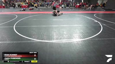 135 lbs Cons. Round 4 - Owen Fasbender, Cadott vs Ryan Schmidt, Kaukauna Grappling Ghosts