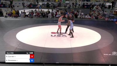 160 lbs Rnd Of 128 - Ryan Currier, Rhode Island vs Kai Simmons, Hawaii