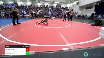 76 lbs Consolation - Matthew Meredith, R.A.W. vs Camden Lloyd, Team Tulsa Wrestling Club