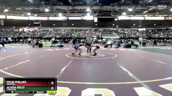 100 lbs Champ. Round 1 - Mylie Phillips, Ridgevue vs Alyssa Kelly, Timberline