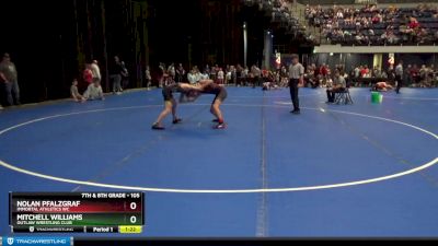 105 lbs Quarterfinal - Mitchell Williams, Outlaw Wrestling Club vs Nolan Pfalzgraf, Immortal Athletics WC