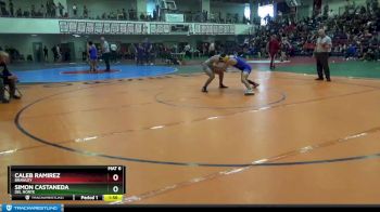 145 lbs Champ. Round 2 - Simon Castaneda, Del Norte vs Caleb Ramirez, Brawley