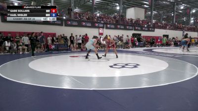 92 kg Champ. Rd Of 32 - Gabe Sollars, Indiana RTC vs Kael Wisler, Michigan Wrestling Club