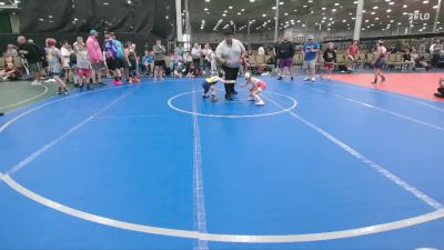 48 lbs Round 5 (6 Team) - Aven Beltz, Keystone Krush vs Justus Chapman, Tri State Hammers