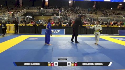 Emiliano Cruz Rodriguez vs Zander Cash Smith 2025 Pan Kids Jiu-Jitsu IBJJF Championship