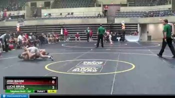 138 lbs Round 2 (4 Team) - Josh Biagini, Washington vs Lucas Bruhl, Ankeny Centennial